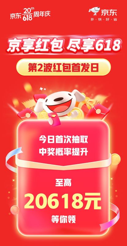 注意‼京东第二波红包来袭~